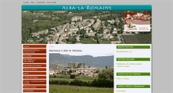 Desktop Screenshot of alba-la-romaine.fr